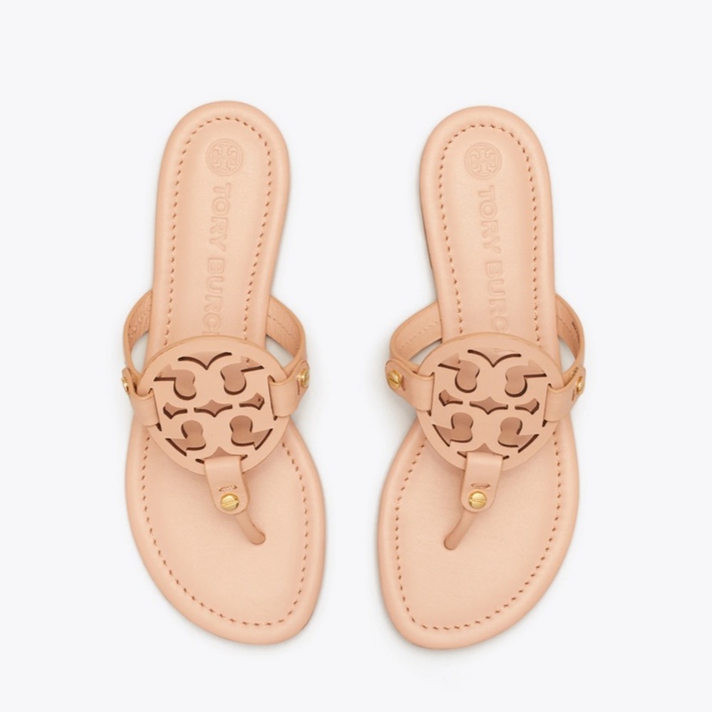 Tory Burch Leather Miller Sandals